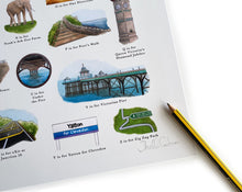 Load image into Gallery viewer, The Clevedon Alphabet Art Print