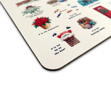 Load image into Gallery viewer, The Christmas Alphabet Placemat