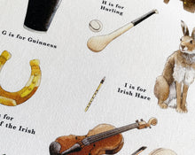 Load image into Gallery viewer, A Very Irish Alphabet Tea Towel