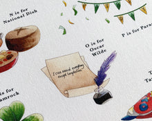 Load image into Gallery viewer, A Very Irish Alphabet Tea Towel