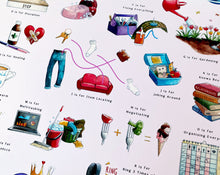 Load image into Gallery viewer, The Mother's Alphabet Art Print