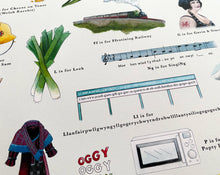 Load image into Gallery viewer, A Very Welsh Alphabet Art Print