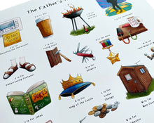 Load image into Gallery viewer, The Father's Alphabet Art Print