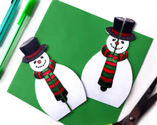 Load image into Gallery viewer, Make your Own Snowman Christmas Card