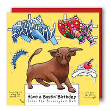 Load image into Gallery viewer, Dress the Birmingham Bull Birthday Card