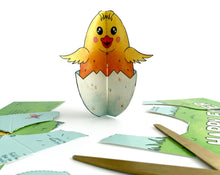 Load image into Gallery viewer, &#39;Make your Own Easter Chick&#39; Easter Card
