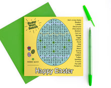 Load image into Gallery viewer, 'Happy Easter' Word Search Card