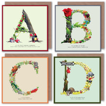 Load image into Gallery viewer, Fairytale Alphabet Birthday Cards - Every Letter Available
