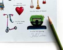 Load image into Gallery viewer, The Father's Alphabet Art Print