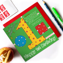 Load image into Gallery viewer, birthday card for 1 year old