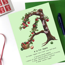 Load image into Gallery viewer, personalised birthday card for her name beginning with a