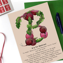 Load image into Gallery viewer, personalised birthday card for her name beginning with b