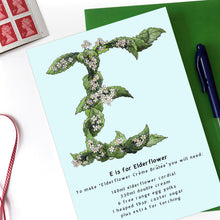 Load image into Gallery viewer, personalised birthday card for him name beginning with e