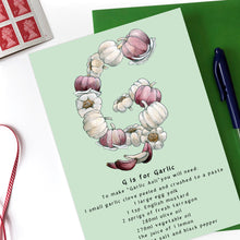 Load image into Gallery viewer, personalised birthday card for her name beginning with g