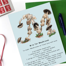 Load image into Gallery viewer, personalised birthday card for her name beginning with m