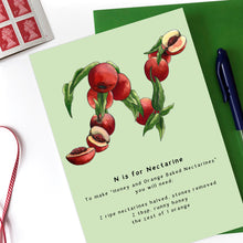 Load image into Gallery viewer, personalised birthday card for her name beginning with n