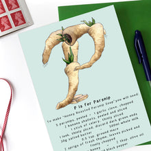 Load image into Gallery viewer, personalised birthday card for her name beginning with p