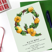 Load image into Gallery viewer, personalised birthday card for her name beginning with q