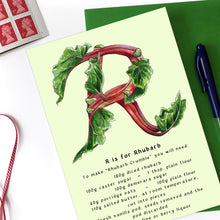 Load image into Gallery viewer, personalised birthday card for him name beginning with r