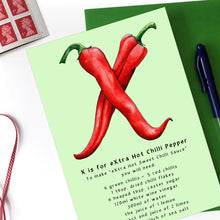 Load image into Gallery viewer, personalised birthday card for her name beginning with x