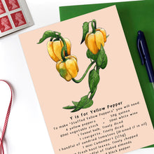 Load image into Gallery viewer, personalised birthday card for her name beginning with y