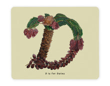Load image into Gallery viewer, letter d alphabet placemat gift idea for couple
