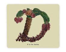 Load image into Gallery viewer, letter d alphabet placemat gift idea for couple