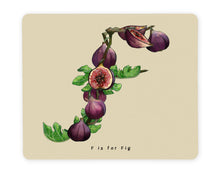 Load image into Gallery viewer, letter f alphabet placemat gift idea for new home