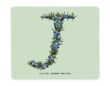 Load image into Gallery viewer, letter j alphabet placemat personalised gift idea for gin lovers
