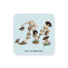 Load image into Gallery viewer, personalised foodie gift idea alphabet coaster letter m
