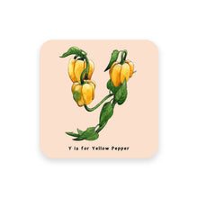 Load image into Gallery viewer, personalised foodie gift idea alphabet coaster letter y