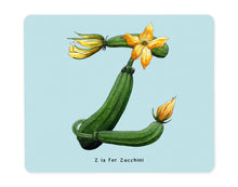 Load image into Gallery viewer, letter z personalised alphabet placemat gift idea for family