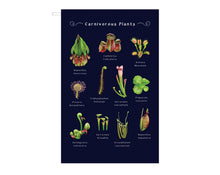 Load image into Gallery viewer, Carnivorous Plants Tea Towel