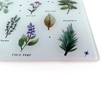 Load image into Gallery viewer, gothic home decor, witches herbs cutting board