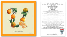 Load image into Gallery viewer, personalised kitchen wall art and recipe card alphabet letter u