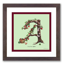 Load image into Gallery viewer, personalised kitchen wall art alphabet letter a