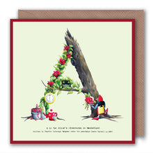 Load image into Gallery viewer, name-card-birthday-card-personalised-letter-a