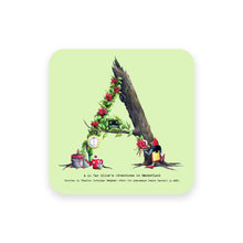 Load image into Gallery viewer, personalised gift idea alphabet coaster letter a
