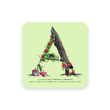 Load image into Gallery viewer, personalised gift idea alphabet coaster letter a