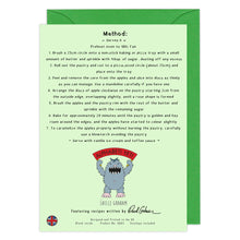 Load image into Gallery viewer, recipe greeting card apple