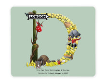 Load image into Gallery viewer, letter d alphabet placemat new baby gift idea