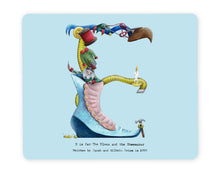 Load image into Gallery viewer, letter e fairy tale alphabet placemat new baby gift idea
