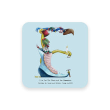 Load image into Gallery viewer, personalised gift idea alphabet coaster letter e

