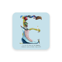 Load image into Gallery viewer, personalised gift idea alphabet coaster letter e