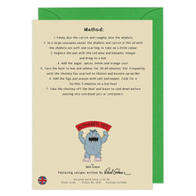 Load image into Gallery viewer, recipe greeting card fig