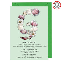 Load image into Gallery viewer, Recipe Greeting Cards - Every Letter Available
