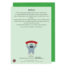 Load image into Gallery viewer, recipe greeting card garlic