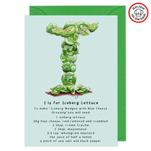 Load image into Gallery viewer, Recipe Greeting Cards - Every Letter Available