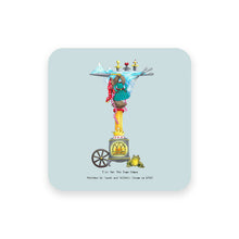 Load image into Gallery viewer, personalised gift idea alphabet coaster letter i