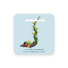 Load image into Gallery viewer, personalised gift idea alphabet coaster letter j